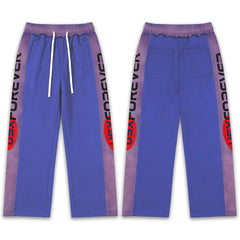 Vale Forever Side Print Panel Wide Leg Sweatpants