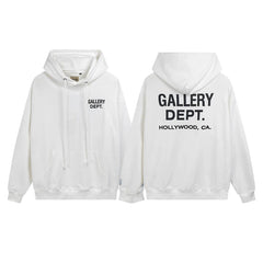 GALLERY DEPT HOLLYWOOD CA LOGO HOODIE BLACK