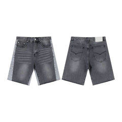 GALLERY DEPT GREY PANELED DENIM JORT SHORTS