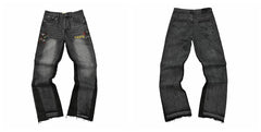 Gallery Dept Dark Washed Text Print Jeans