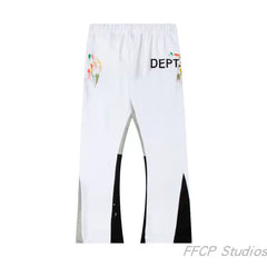 GALLERY DEPT PAINT SPLATTER FLARE SWEATPANTS NAVY