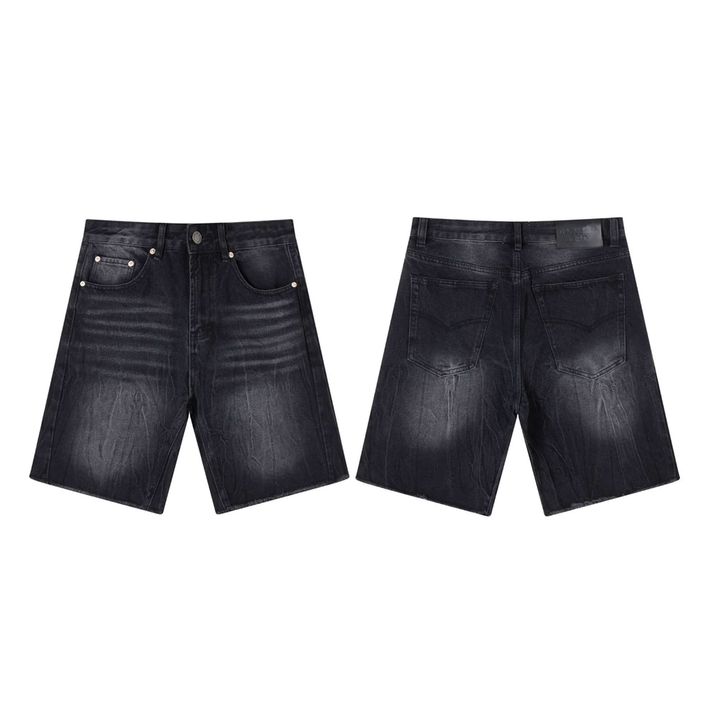 GALLERY DEPT WASHED BLACK DENIM JORT SHORTS