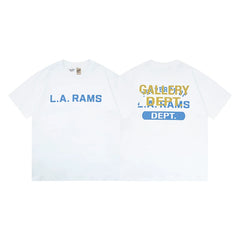Gallery Dept L.A. Rams White Short Sleeve Tee