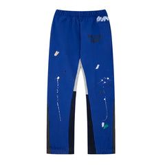 GALLERY DEPT PAINT SPLATTER FLARE SWEATPANTS YELLOW