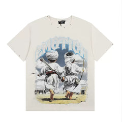 Mixed Emotion Desert Warrior Angel Vintage Graphic Tee
