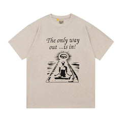 GALLERY DEPT THE ONLY WAY OUT IS IN GRAPHIC TEE