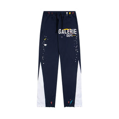 GALLERY DEPT GALERIE DEPT PAINT SPLATTER TRACK PANTS NAVY