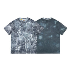 Gallery Dept Dark Paint Splatter Abstract Short Sleeve Tee