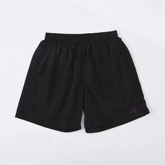 NEEDLES PURPLE BUTTERFLY EMBROIDERY NYLON SHORTS