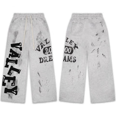 Vale Forever Valley Dreams 2000 Vintage Washed Wide Leg Sweatpants