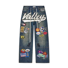 Vale Forever 1980s Painter Denim Wash