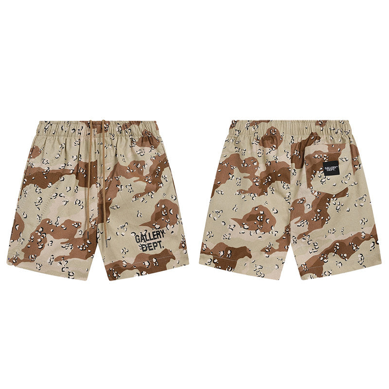 GALLERY DEPT DESERT CAMO PRINT DRAWSTRING SHORTS