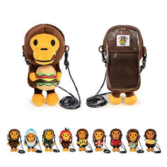 A Bathing Ape Baby Milo Shark Costume Plush Crossbody Bag