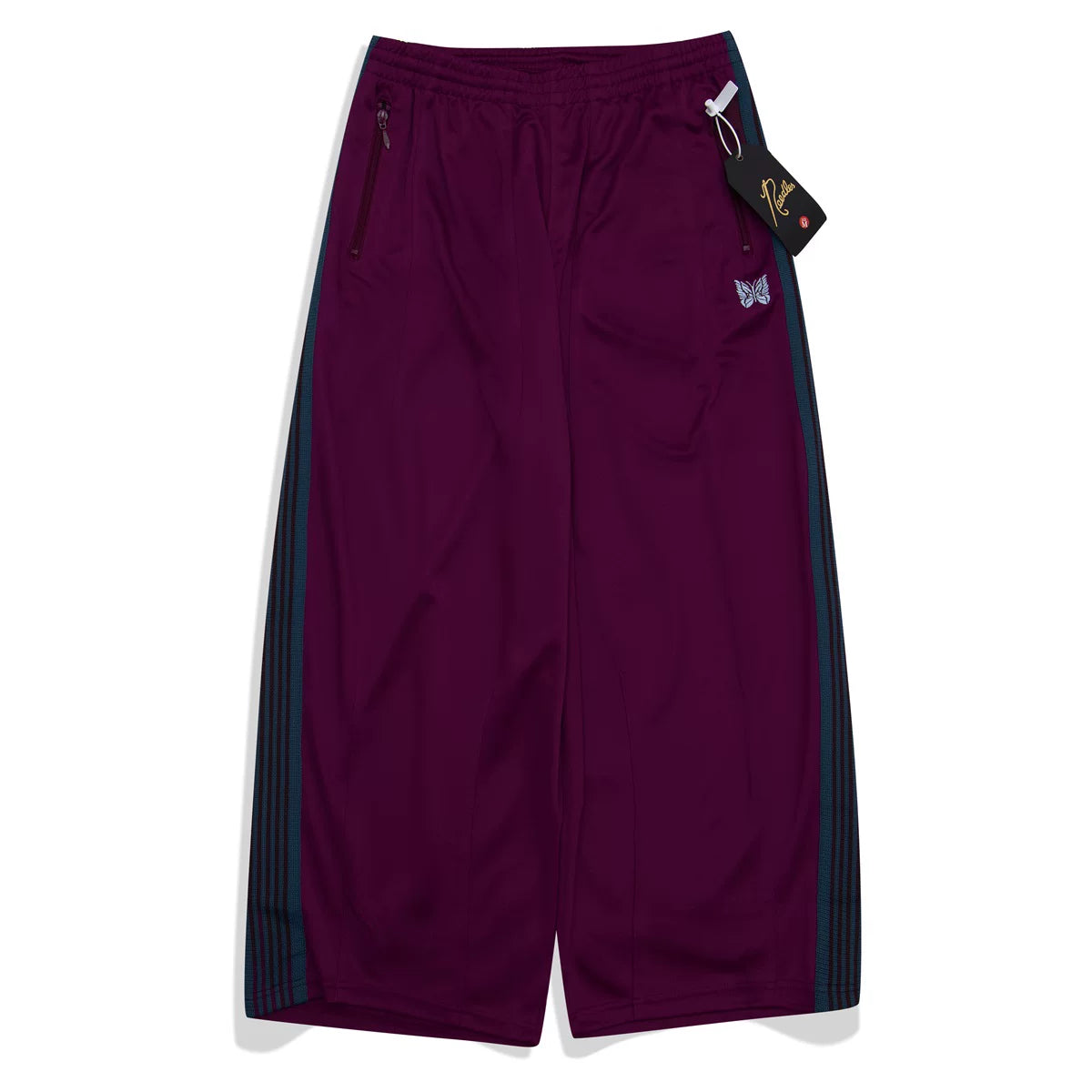NEEDLES BUTTERFLY WIDE LEG TRACK PANTS