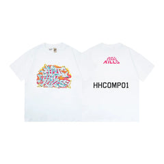Gallery Dept Art That Kills Graffiti HHCOMP01 White Short Sleeve Tee