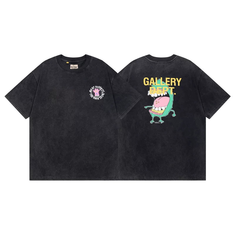 Gallery Dept Monster Graphic Vintage Washed Short Sleeve Tee