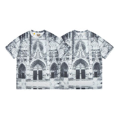 Gallery Dept Gothic Cathedral All‑Over Print Short Sleeve Tee