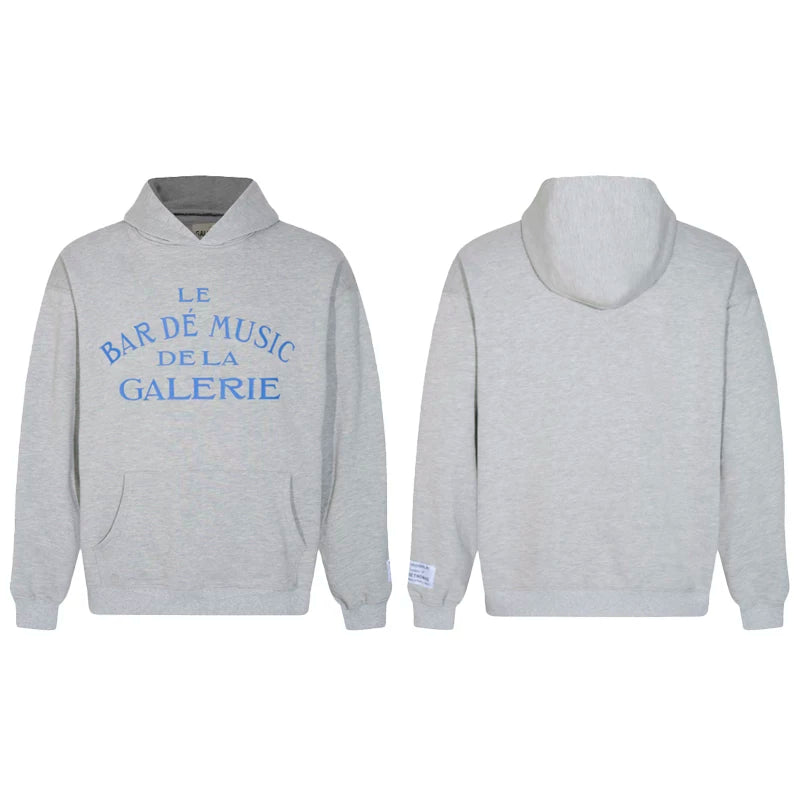 GALLERY DEPT LE BAR DE MUSIC HOODIE BLACK