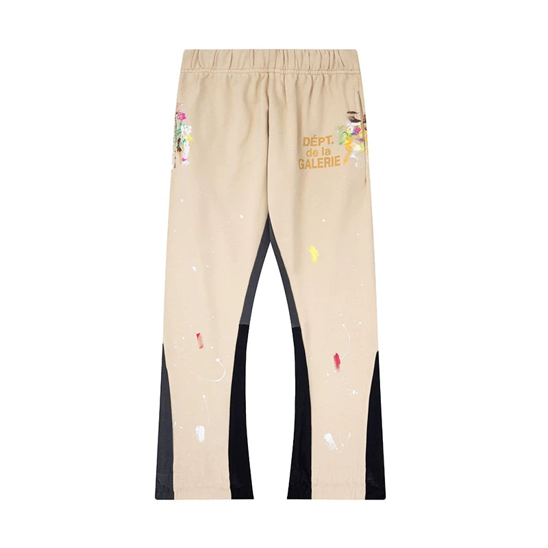 GALLERY DEPT DEPT DE LA GALERIE PAINT SPLATTER FLARE SWEATPANTS