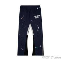 GALLERY DEPT PAINT SPLATTER FLARE SWEATPANTS WHITE