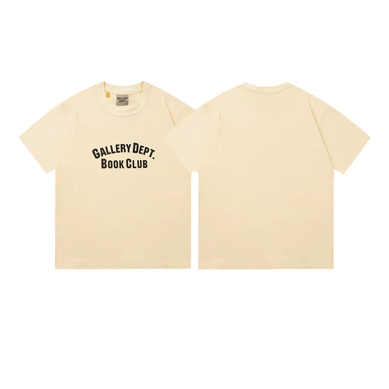 Vlone Fog Gallery DEPT American Printing Short Sleeve Vintage Loose Retro Make Old Gao Street T -shirt (91)