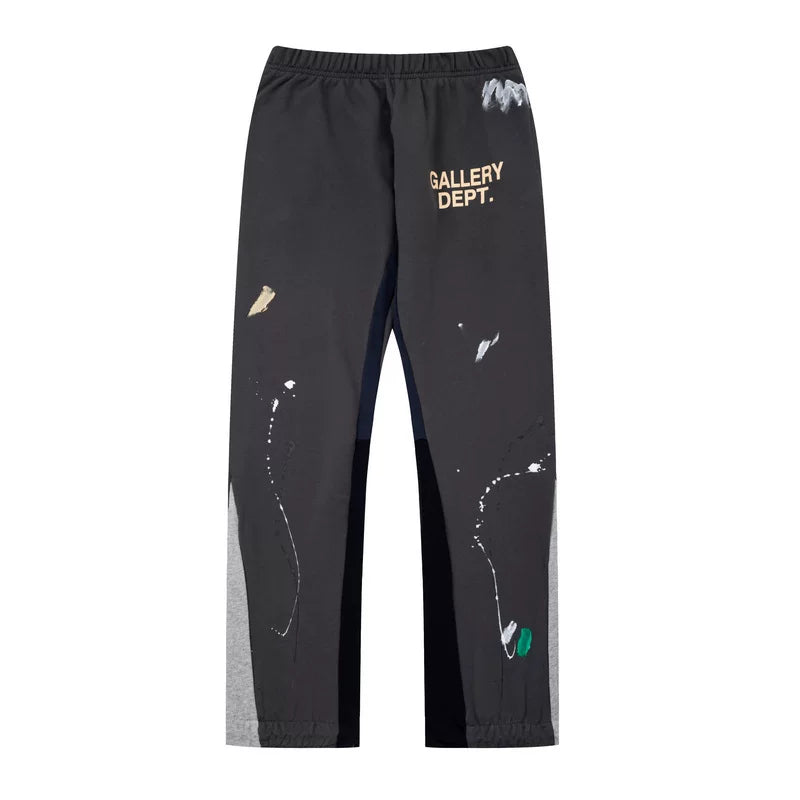 GALLERY DEPT PAINT SPLATTER FLARE SWEATPANTS YELLOW