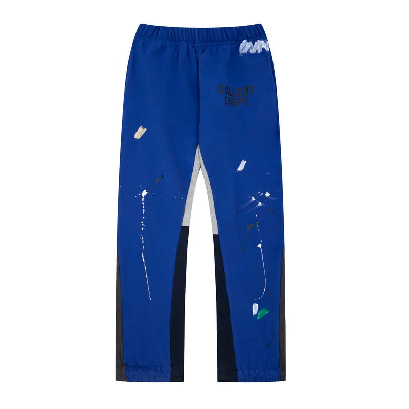 GALLERY DEPT PAINT SPLATTER FLARE SWEATPANTS YELLOW