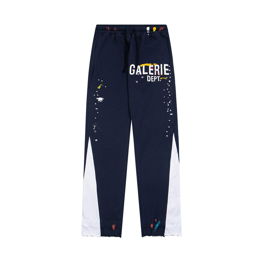 GALLERY DEPT GALERIE DEPT PAINT SPLATTER TRACK PANTS NAVY