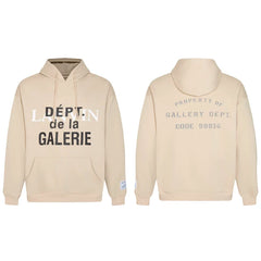 GALLERY DEPT CODE 90036 HOODIE BEIGE