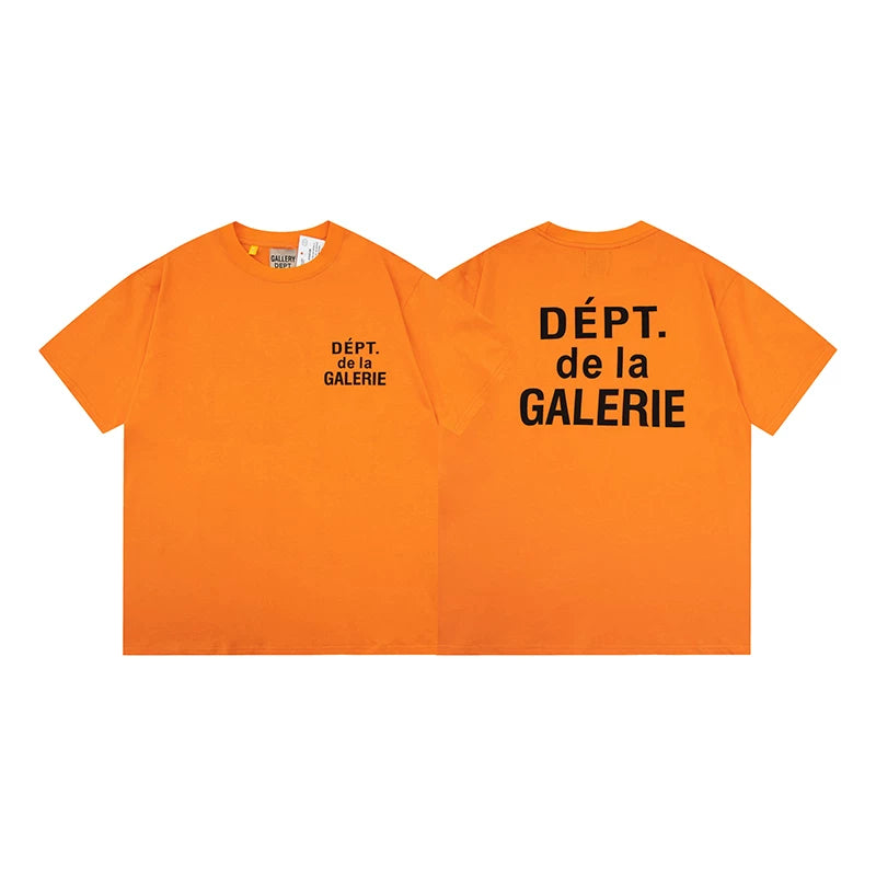 Vlone Fog Gallery DEPT American Printing Short Sleeve Vintage Loose Retro Make Old Gao Street T -shirt (95)