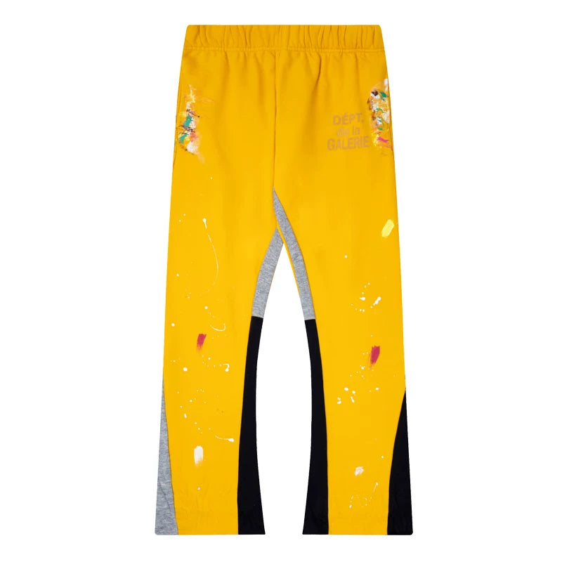GALLERY DEPT DEPT DE LA GALERIE PAINT SPLATTER FLARE SWEATPANTS