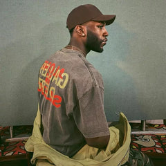 Vlone Fog Gallery DEPT American Printing Short Sleeve Vintage Loose Retro Make Old Gao Street T -shirt (94)