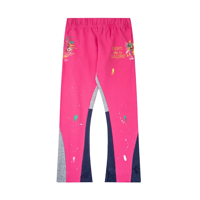 GALLERY DEPT DEPT DE LA GALERIE PAINT SPLATTER FLARE SWEATPANTS