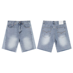 GALLERY DEPT SIDE PANEL LIGHT WASH DENIM JORT SHORTS