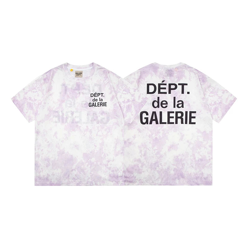 Vlone Fog Gallery DEPT American Printing Short Sleeve Vintage Loose Retro Make Old Gao Street T -shirt (91)